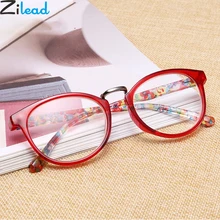 Zilead Круглые Цветочные складные очки для чтения линзы дужки на пружине Prebyopia очки дальнозоркость очки+ 1,0 до+ 4,0