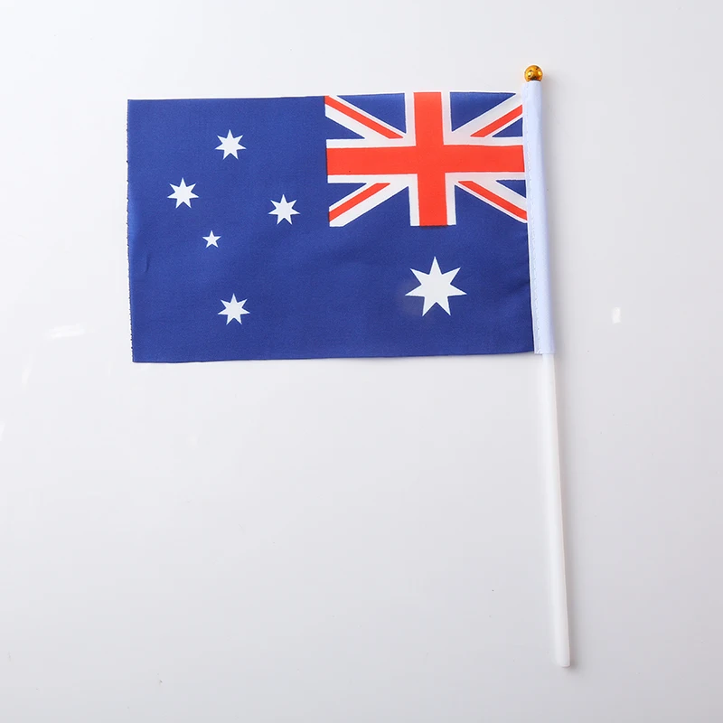 Australia Canadian Flag Brazilian Flag Spanish Flag Italian Flag Print Stripes Fashion 30.5*21*0.5cm Terylene Nylon Nationalflag National - Цвет: Australia