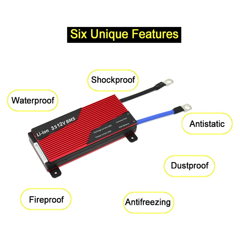 Deligreen 15S 80A 100A 120A 200A PCM/PCB/BMS для литиевых батарей 3,2 V LiFePO4