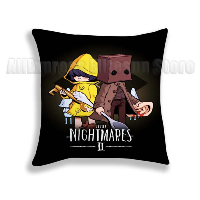 Little Nightmares 2 Pillow Case 45CM Pillow Inner Is Not Included Boys Girls Kids Cartoon Anime Toys Gift New Arrival 6