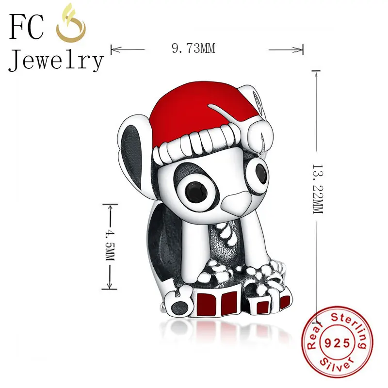 FC1280 FC ювелирное изделие, браслет Pandora,, 925, серебро, золото, рыба, Русалка, камбала, бисер, ручная работа, Berloque, новое поступление - Цвет: FC1280