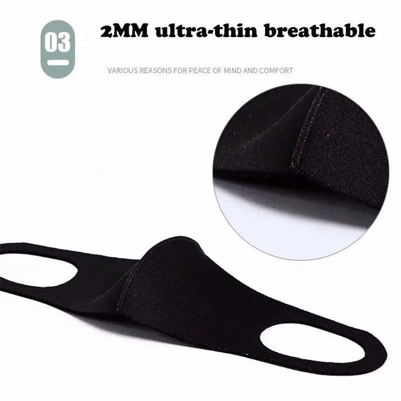 Lot de 10 Masques Réutilisables en Tissu - Protection Lavable
