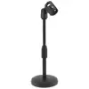 Portable Desktop Lifting Plastic Weighted Disc Microphone Stand for General Meeting / Computer Microphone /Live Broadcast ► Photo 3/6