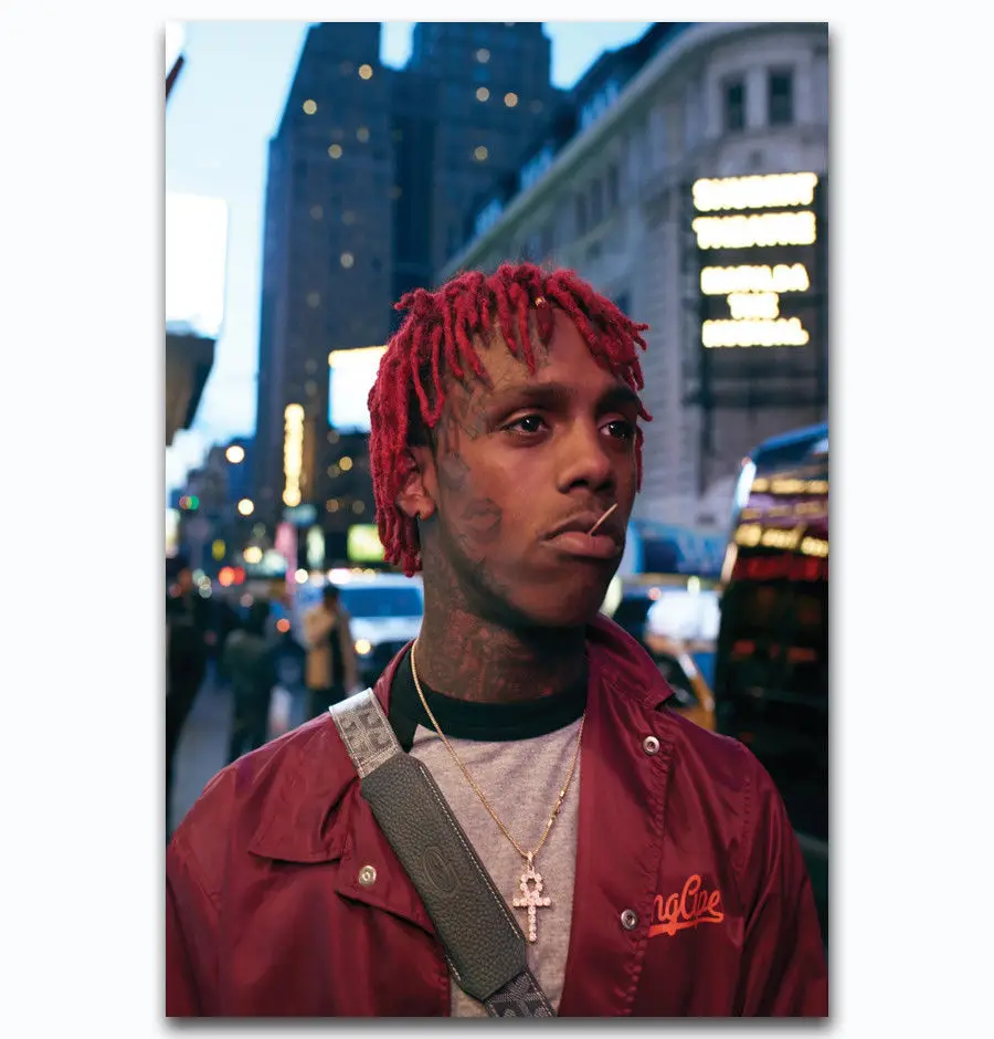 New Famous Dex US Rapper Music Star Custom-Silk Art Poster Wall Sicker Decoration Gift