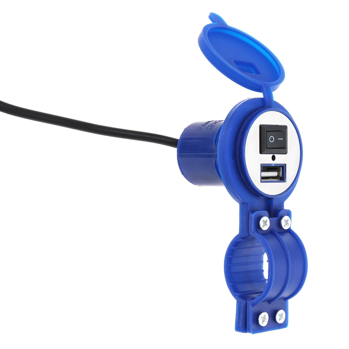 12V 2.1A водонепроницаемый мотоцикл Chager USB зарядное устройство для мобильного телефона с выключателем для кросс-велоспорта скутер электромобиль