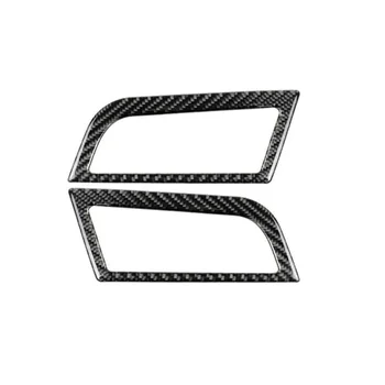 

2x Car Styling Carbon Fiber Air Vent Outlet Cover Frame Sticker Trim For Ford Mustang 15-2019
