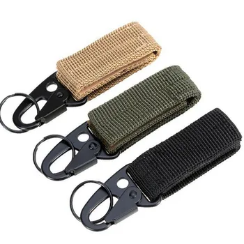 

Molle Attach Belt Clip Webbing Backpack Strap Quickdraw Clasp Outdoor Carabiner Camp Water Bottle Hanger Tactical Holder Hook