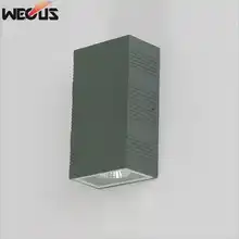 Водонепроницаемый настенный светильник, современный простой светодиодный настенный светильник из алюминиевого сплава. Открытый инженерных освещения