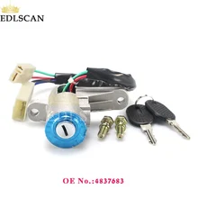 EDLSCAN ствол зажигания переключатель 4837683 для Eurocargo Eurotech руль замок зажигания 4837683