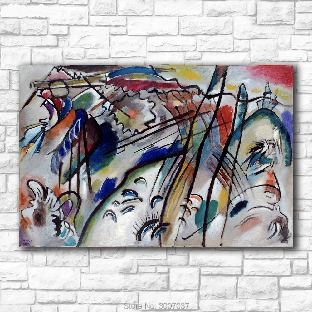 

Improvisation 28 by Wassily Kandinsky Decoration Paints Home Decor On Canvas Modern Wall Art Hand Painted Oil Canvas Painting