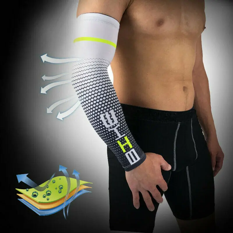 Cooling Arm Sleeves Arm Warmers Cover UV Sun Protection Outdoor Sports Cycling Unisex Outdoor Running Workout Sleeves