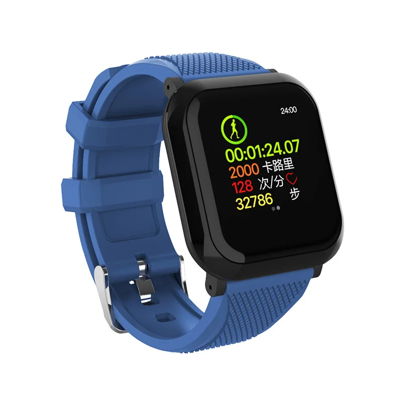 

Db12 Color Screen Sports Bracelet Heart Rate Blood Pressure Full Screen Touch Control Smart Bracelet Sleep Monitor Pedometer Bra