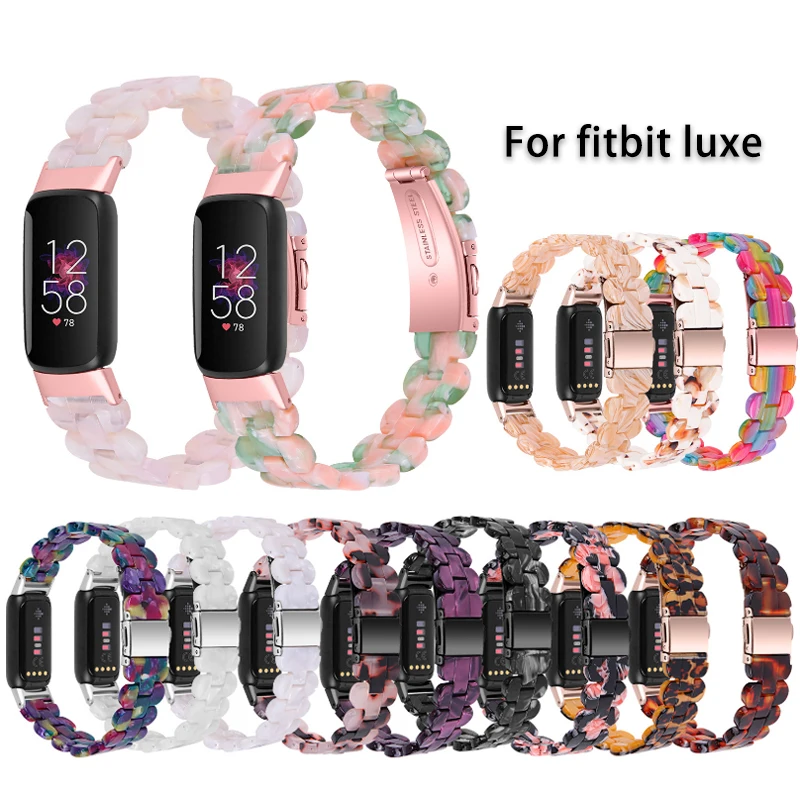 

Цветной полимерный ремешок для смарт-часов Fitbit Luxe, ремешок на запястье Luxy для мужчин и женщин, ремешок для смарт-часов Fitbit Luxe Special Edition, аксессуары