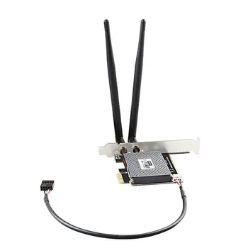 

MINI PCI-E to Desktop PCI-E Adapter Card Wireless Network PCI-Express Card Adapter With 2 x Antenna Wifi Card