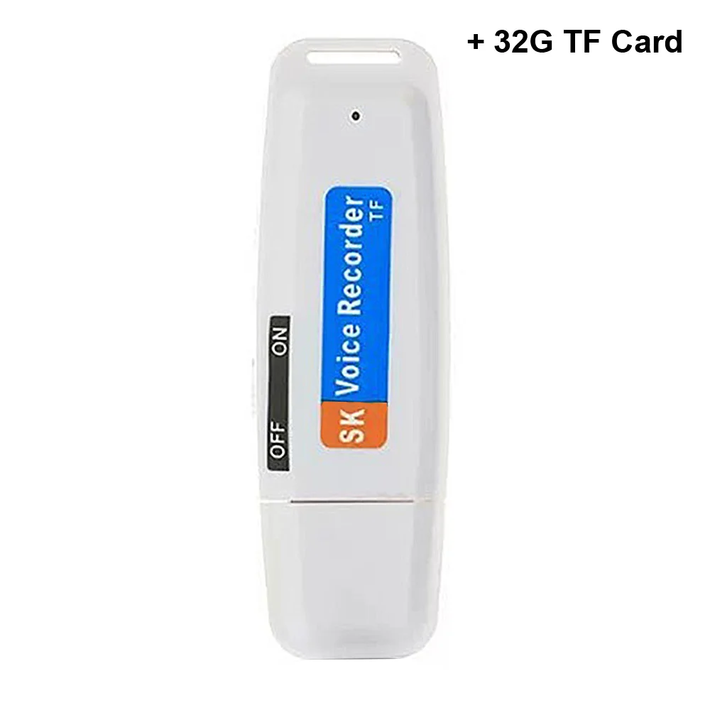include 32G TF card U-диск цифровой аудио диктофон ручка зарядное устройство USB флэш-накопитель до 32 ГБ Micro SD TF карта - Цвет: include 32G TF card