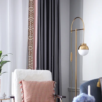 

European style modern iron acrylic painted floor Lamps adjustable E27 LED 220V floor lights for living room study bedside office