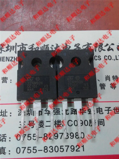 

Оригинальный Новый 2шт/STW32NM50N до-247 TO247