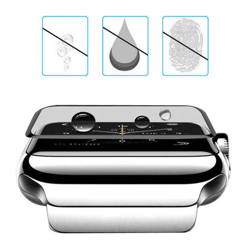 3D HD закаленное стекло для Apple Watch защита экрана серии 3 2 1 42 мм 38 мм стекло для Apple Watch стекло iwatch3 5 4 44 мм IWatch