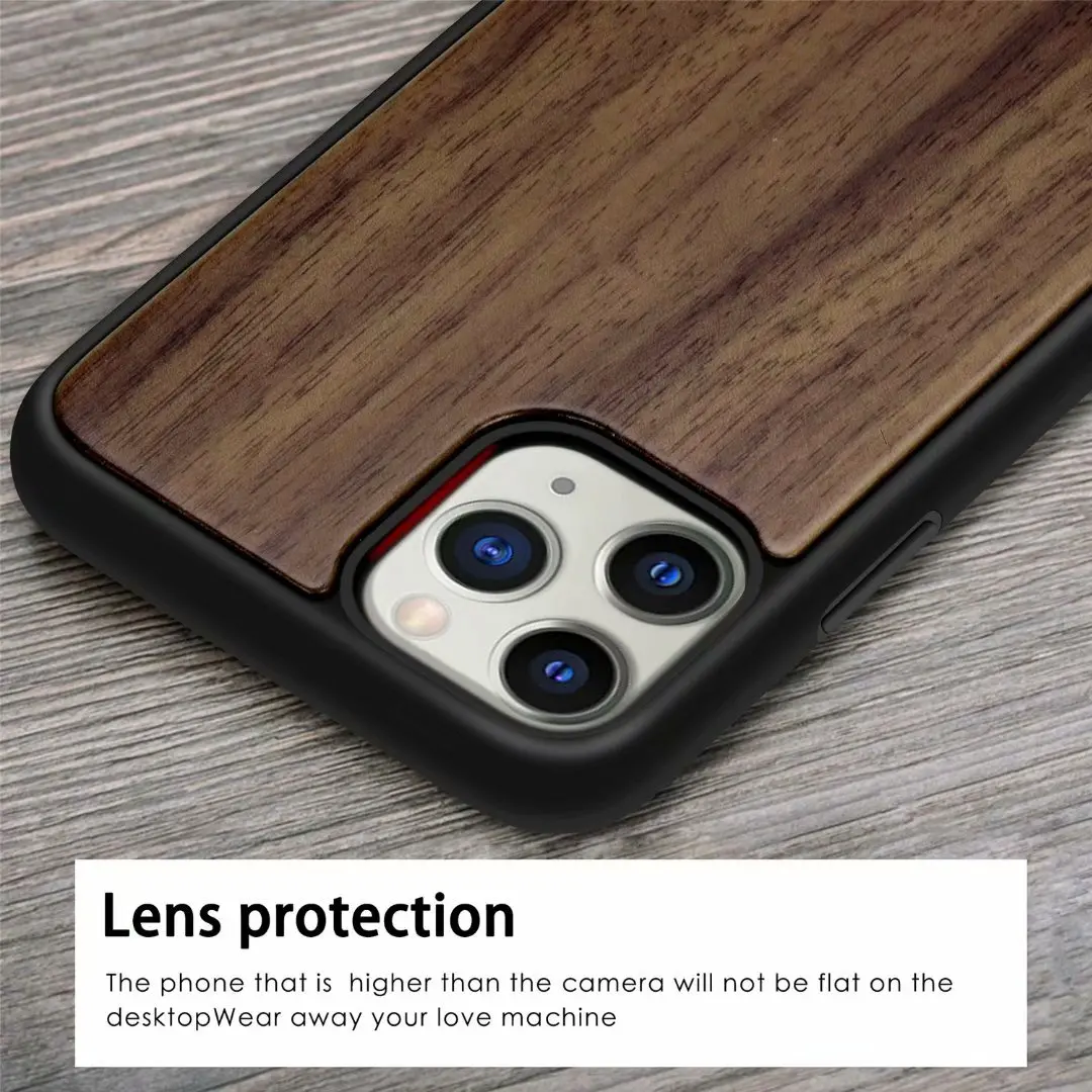 iphone 8 plus case 100% Natural Bamboo Wooden Hard Cover For iPhone 12 11 Pro Max XS XR mini 7 8 Plus Real Walnut palisander Cherry Wood Skin Cases iphone 8 plus silicone case