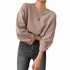 Colorfaith New 2022 Autumn Winter Women 6 Colors T-shirt  Casual Long Sleeve Loose Bottoming Solid Female Basic Thick Tops T6789 ► Photo 3/6