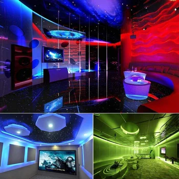 

LED Strip Light RGB 5050 Flexible Ribbon led Light Strip RGB 5M Tape Diode Waterproof LED Strips + Remote Control + Adapter