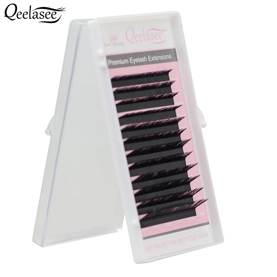 Qeelasee L/L+/LC/LD curl накладные ресницы для наращивания норки черный материал 8-15 мм смешанный лоток L локон накладные ресницы