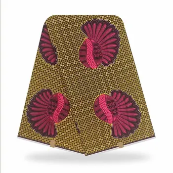 

2020 Beautiful African Ankara prints batik fabric 100% cotton real Nigeria wax high quality sewing material for party dress