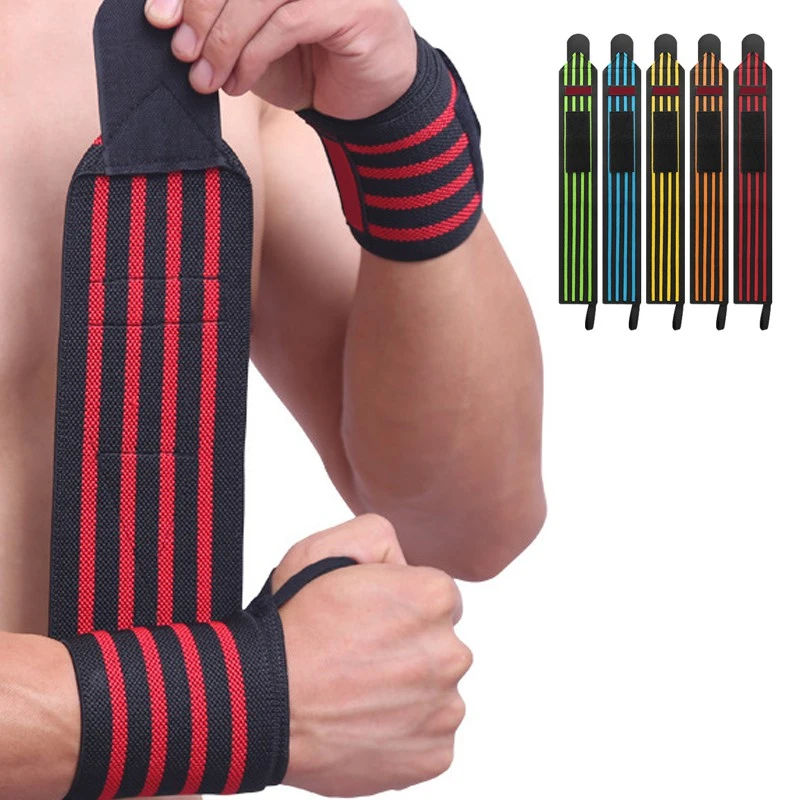 para levantamiento de pesas para hombre y mujer, envolturas de algodón para muñeca, correas de vendaje para gimnasio, 2 unidades|Muñequera| - AliExpress