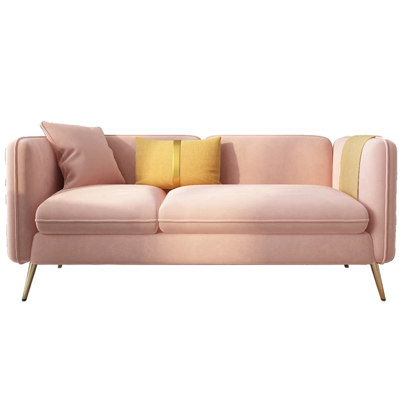 Fashion Sofa Pink Sofa Kualitas Tinggi Perabot Ruang Keluarga Sofa Ruang Tamu Nyaman Set Kain Sofa Sofa Ruang Tamu Aliexpress