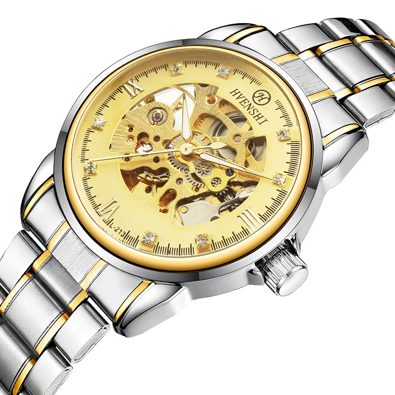 

Emperor Division Brand Steel Belt-Cool White-Collar Automatic Analog Watch Men's Automatic Watch Watch MEN'S Watch
