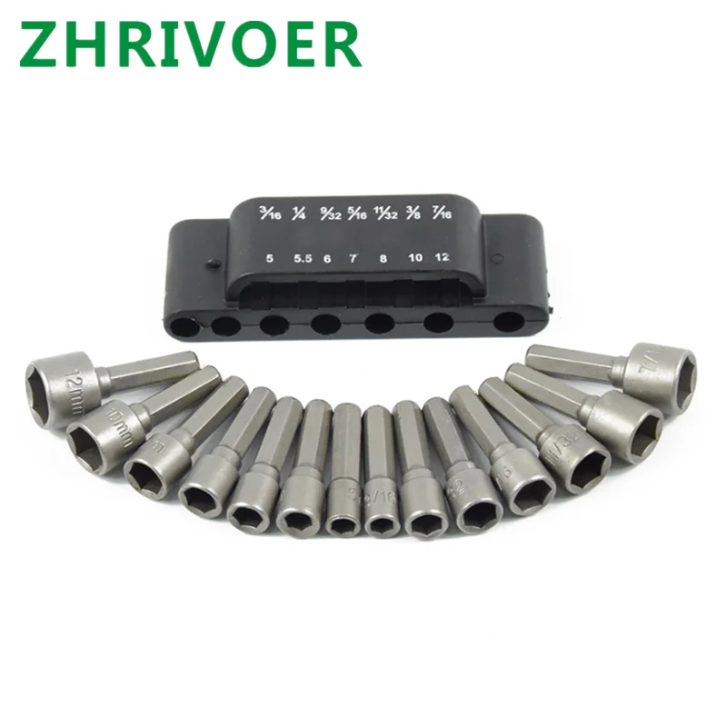 Inner and outer hexagon strong magnetic screwdriver, socket head, electric screwdriver, socket head, pneumatic socket wrench