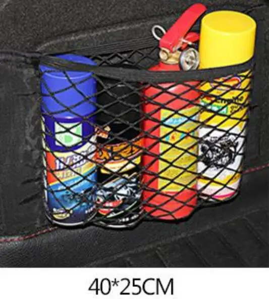 40 25cm Сумка для хранения на сиденье автомобиля сетка карман сумка Аксессуары для Geely Vision SC7 MK CK Cross Gleagle SC7 Englon SC3 SC5 SC6 SC7 панда - Цвет: 40 25cm