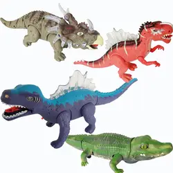 Большой размер мультяшная имитация электрического динозавра спинозавра электрические игрушки Цзинь Саид игрушка внешней торговли