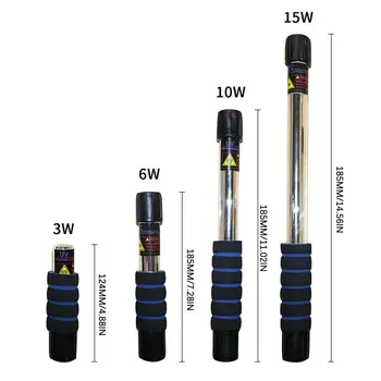 

Led UV Disinfection Lamp USB Charge Portable Disinfection Stick Uvc Germicidal Light in Water 15W for Disinfection Deodor 185mm