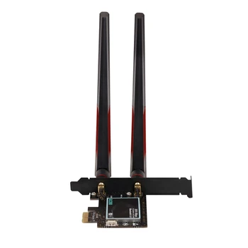 

2974Mbps PCI Express Network Card Gigabit for AX200 2.4G/5Ghz Bluetooth5.1 802.11Ax Wifi Card for Window10 Linux