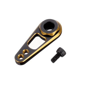 

1PCS RC Car Aluminum Alloy Double Hole 25T Steering Servo Arm for RC Crawler Axial SCX10 90046 Traxxas TRX-4 MST Recat