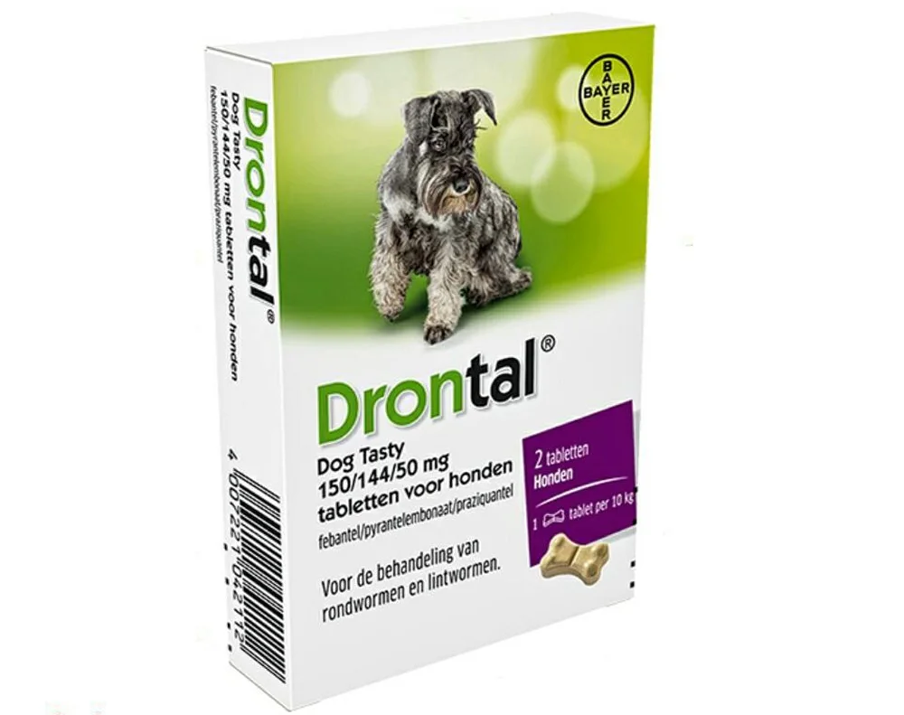 drontal dog tasty bone 6 pack