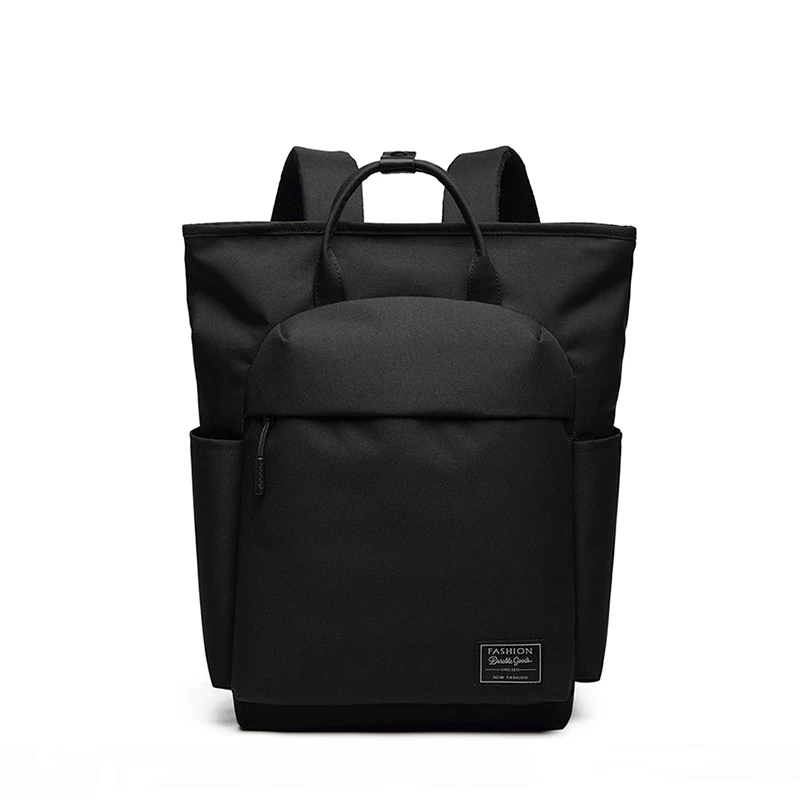 Хит! Холщовые рюкзаки для женщин, яркие цвета, водонепроницаемые школьные сумки для девочек-подростков, рюкзак для ноутбука, лоскутный женский рюкзак - Цвет: Черный