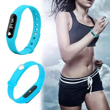 

Multifunctional Bluetooth IP65 Pedometer Heart Rate Monitor Smart Wristband Bracelet