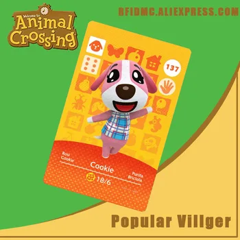 

137 Cookie Animal Crossing Card Amiibo for New Horizons