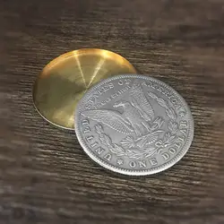 Morgan Dollar и открывающаяся коробочка (хвост) набор монеты для фокусов реквизит мерцающий карты трюки аксессуары иллюзии Волшебники