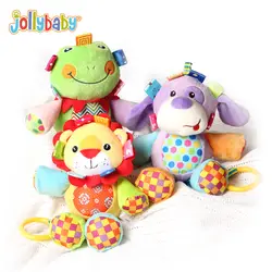 Jollybaby милые музыкальные плюшевые животные мягкий, для новорожденных развивающие комфорт Колыбель подвесная игрушечные лошадки для