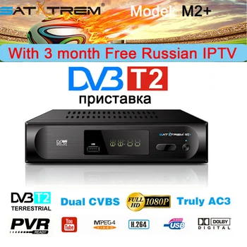 

DVB-T2 M2 Plus Decoder set top box for digital DVB T2 tv console vga with Wifi MT7601 Receiver Support AC3 H.264 tv tuner