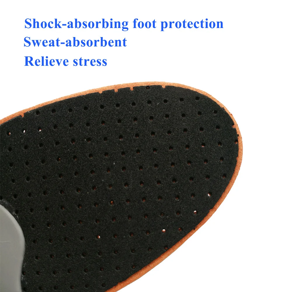 Высококачественная кожаная ортопедическая стелька для плоскостопия, поддержка стопы, ортопедическая обувь, стельки для ног для мужчин и женщин, бычья нога