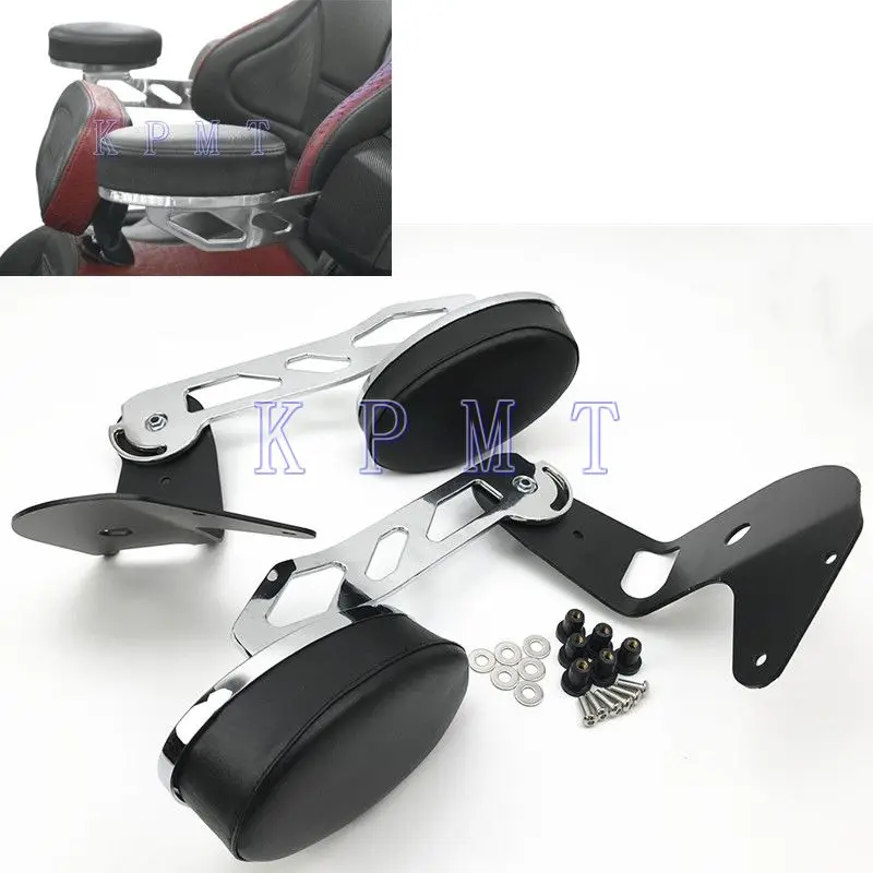 

Motorcycle Rear Adjustable Passenger Armrests For Honda Goldwing GL1800 2001-2017 01 02 03 04 05 06 07 08 09 10 11 12 13 14 15