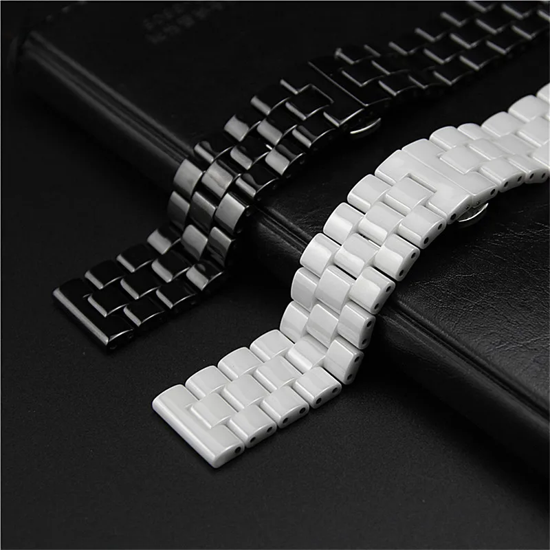 20 22MM ceramic stainless steel watch strap for Samsung 42mm 46mm S23 Huawei Amazfit GTS 2 GTR watchband bracelet wristband belt