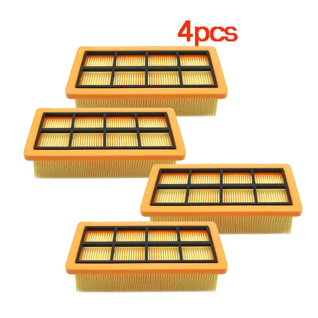HEPA Filter for Karcher 6.415-953.0 AD 3.000 AD 3.200 dust cleaning filter accessories vacuum cleaner filter 4pcs