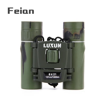 

Green film ultra clear binocular telescope low light level night vision HD folding binoculars camping hunting fishing telescopes