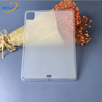 

Transparent Soft Silicone TPU Cover For iPad Pro 12.9 2020 Tablet Protective Case For iPad Pro 12.9 2020 4th Generation+Stylus