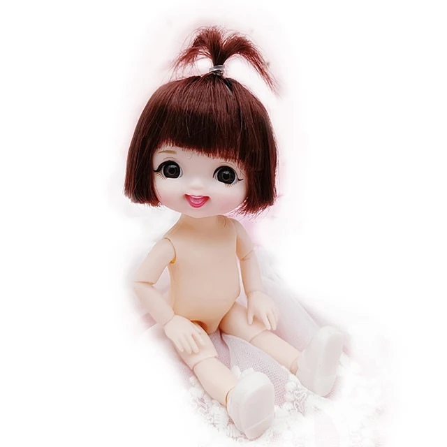 Adollya 1/12 BJD Doll Body 16cm Nude 13 Joints Doll Toys for Girls Naked Ball Jointed Swivel Doll Toys for Children 6